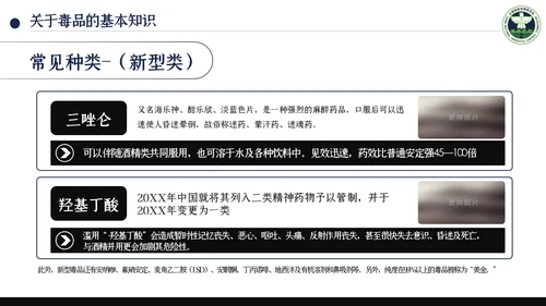 国际禁毒日珍爱生命远离禁毒教育知识PPT模板
