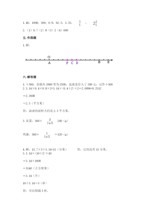 人教版六年级下册数学期末测试卷【精选题】.docx