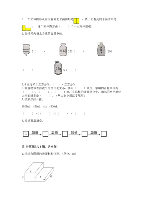 人教版五年级下册数学期中测试卷往年题考.docx