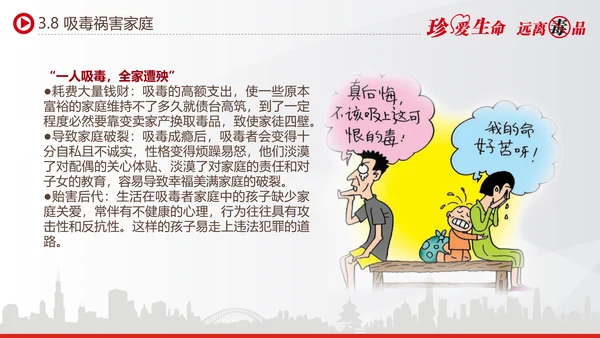 世界禁毒日宣传禁毒知识教学PPT模板