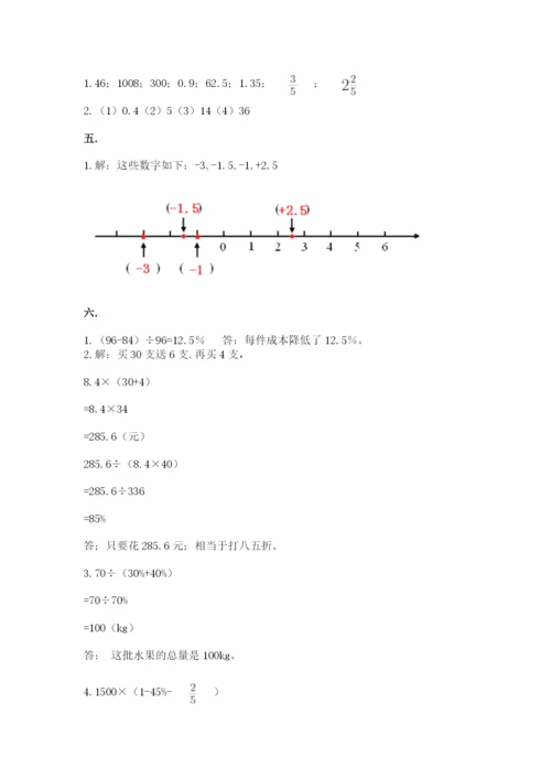 小升初数学综合模拟试卷【学生专用】.docx