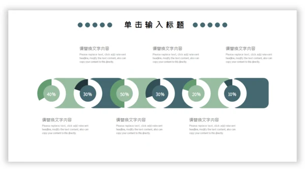 绿色小清新工作汇报通用PPT模板
