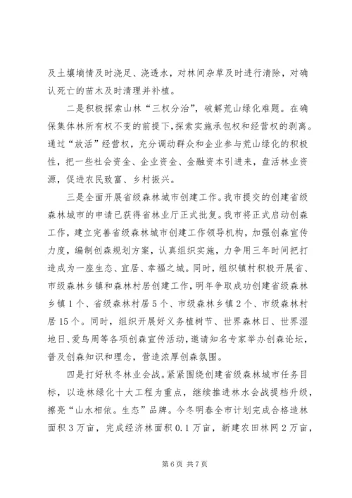 林业局工作总结和XX年工作计划.docx