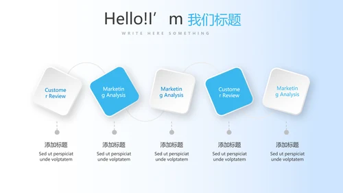 蓝色智慧健康医疗动态PPT