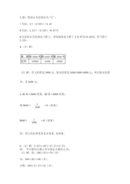 六年级小升初数学应用题50道（夺分金卷）.docx