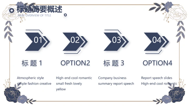 蓝色精美高端婚纱定制PPT动态模板