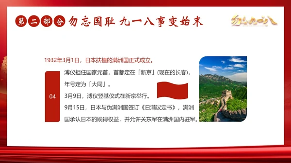 九一八事变勿忘九一八勿忘国耻918PPT课件