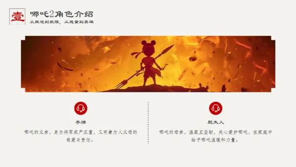哪吒之魔童闹海哪吒2剧情简介通用PPT模板