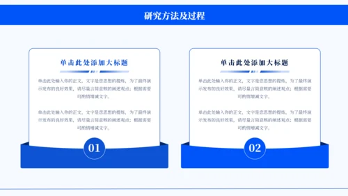 蓝色通用简约学术毕业论文答辩PPT模板