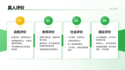 真人评价-职业生涯规划