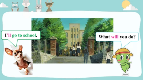 Module3Unit 1 We'll go to the zoo.课件(共34张PPT)