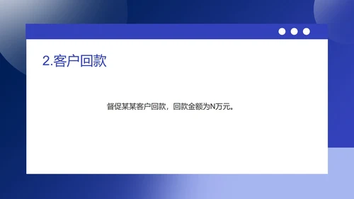 蓝色扁平风销售年度述职报告PPT模板