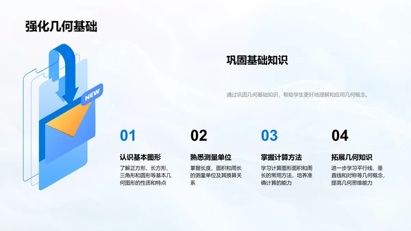 几何知识讲解PPT模板