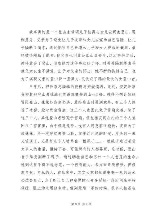 垂直极限观后感 (6).docx
