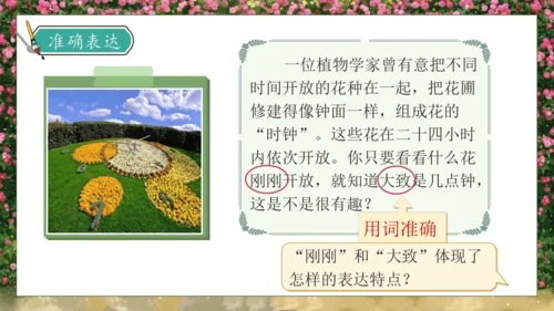 【核心素养】部编版语文三年级下册-13. 花钟 第2课时（课件）