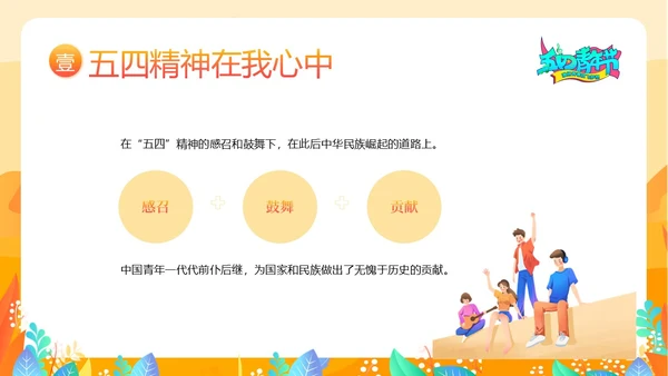 五四青年节五四运动五四精神五四精神演讲PPT课件