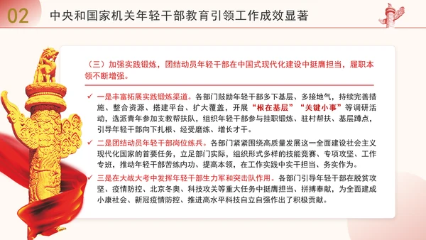 青年领导班子党课教育高质量推进年轻干部教育引领工作专题PPT课件