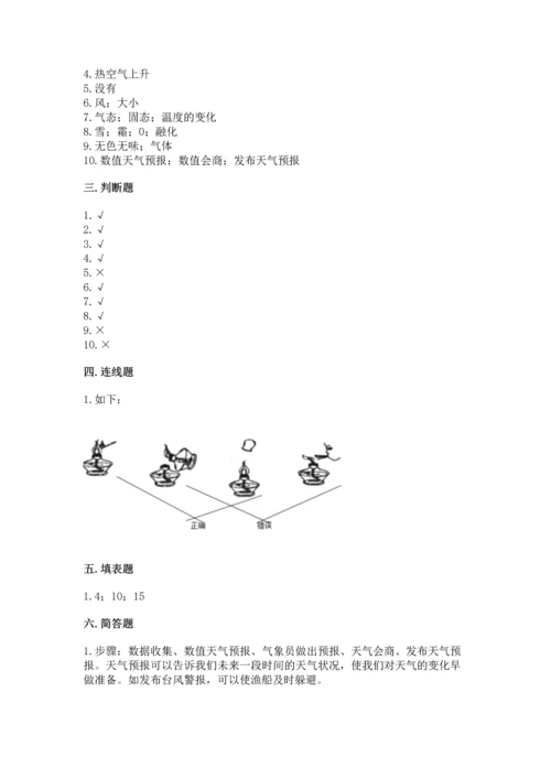 教科版三年级上册科学《期末测试卷》含答案（培优b卷）.docx