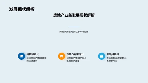 房产业务半年回顾与展望