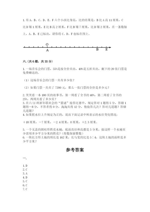 小学毕业班数学检测卷【重点】.docx
