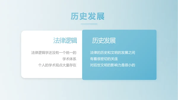 蓝色中国风法律法学讲堂PPT动态模板