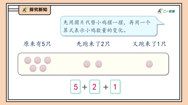 【课堂无忧】人教版一年级上册2.12 连加、连减（课件）(共32张PPT)