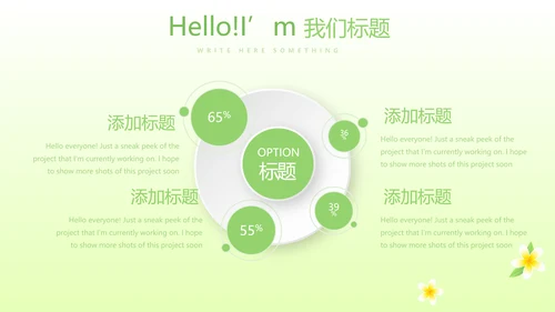 绿色小清新时尚春季护肤动态PPT