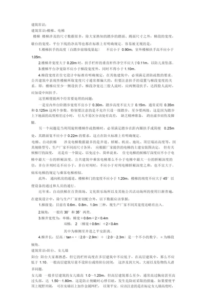 建筑常识大全(经典).docx