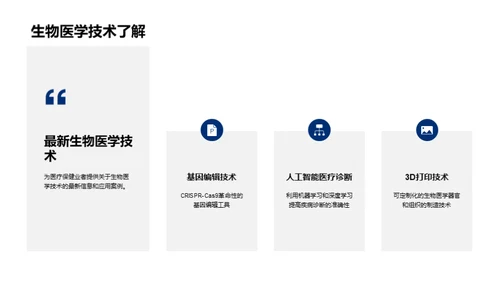 生物医学技术的革命