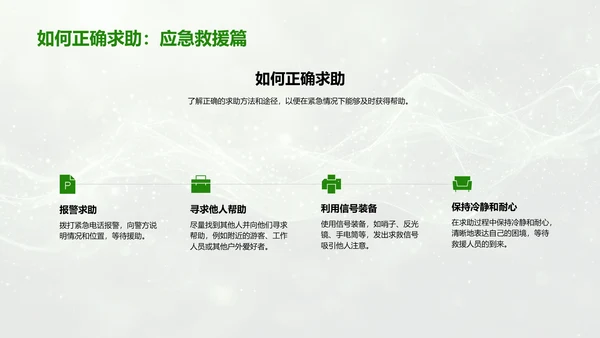 户外活动安全教育PPT模板