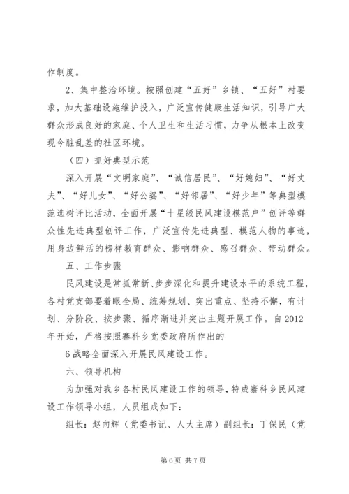 金铁寨村新民风建设工作方案 (2).docx