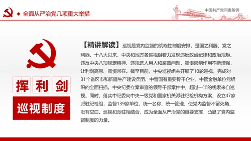 贯彻落实问责条例推进全面从严治党PPT