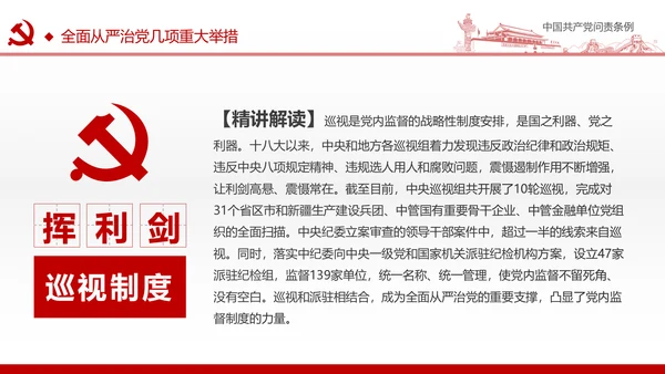 贯彻落实问责条例推进全面从严治党PPT