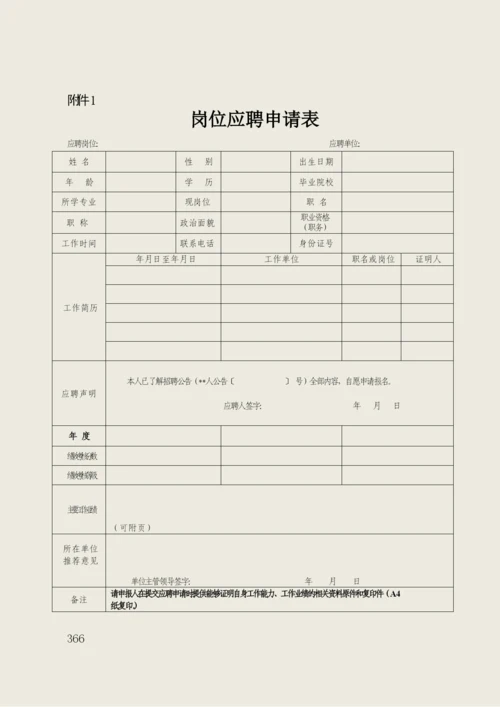 国有企业公司内部招聘管理办法模版.docx