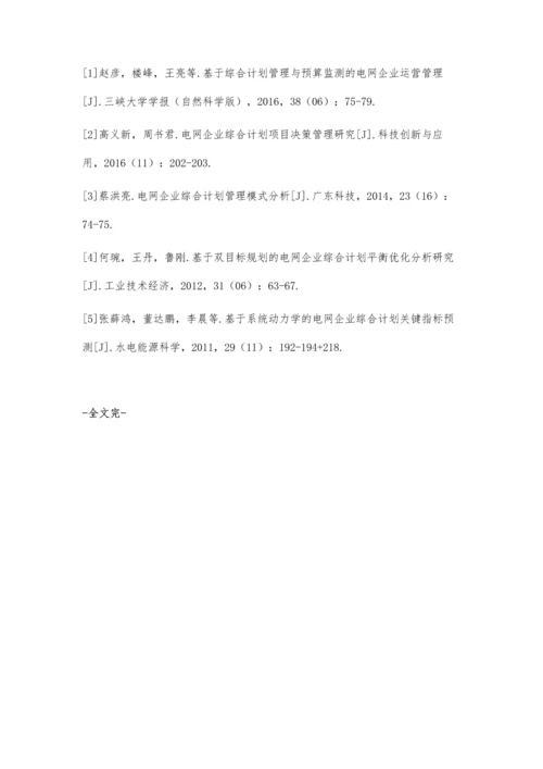 电网企业综合计划项目决策管理分析.docx