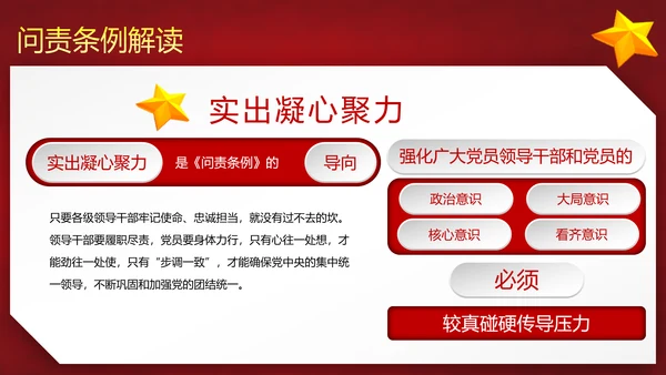 党政大气贯彻落实《问责条例》深入推进全面从严治党PPT