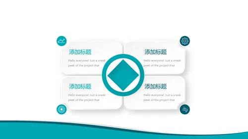 蓝色医疗年终工作总结动态PPT