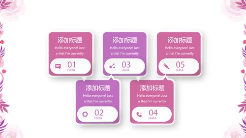粉色时尚护士长述职报告动态PPT