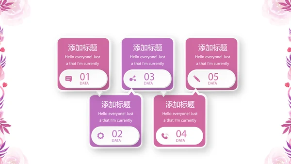 粉色时尚护士长述职报告动态PPT