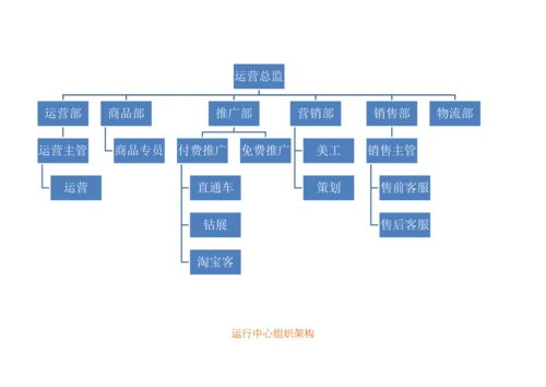 电子商务运营部企业组织结构与岗位职责.docx