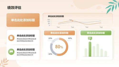绿色简约风金融项目进度汇报PPT模板