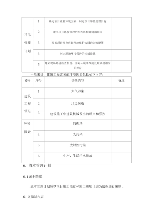 建筑工程主要施工管理计划.docx