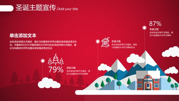2020年卡通圣诞快乐节日主题组织活动策划宣传通用PPT模板
