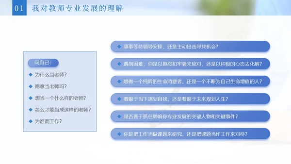 实拍风2023教师专业发展教师培训PPT