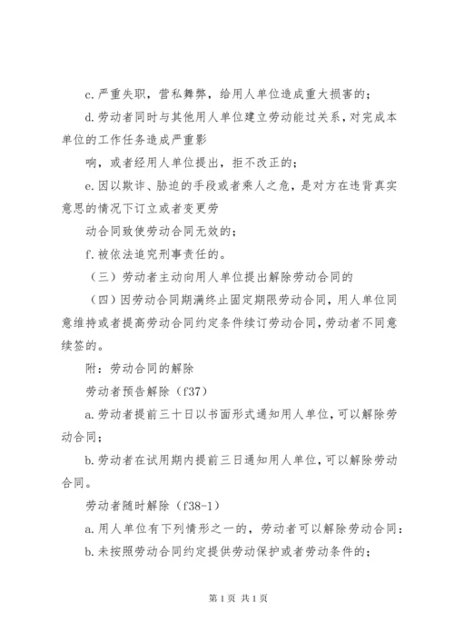 《劳动部办公厅关于对解除劳动合同经济补偿问题的复函》.docx