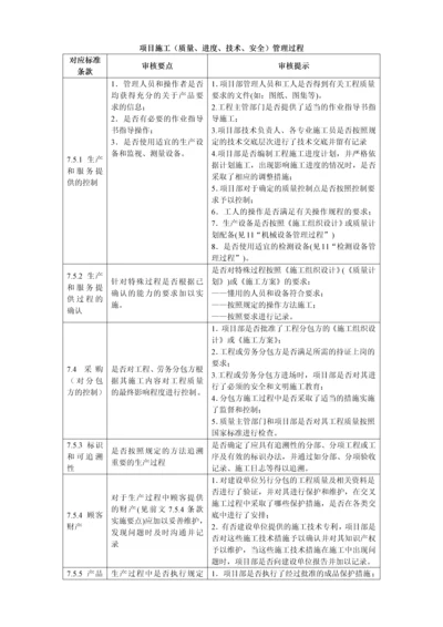 项目施工(质量、进度、技术、安全)管理过程.docx