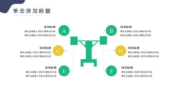 健身运动健身俱乐部健身房PPT模板