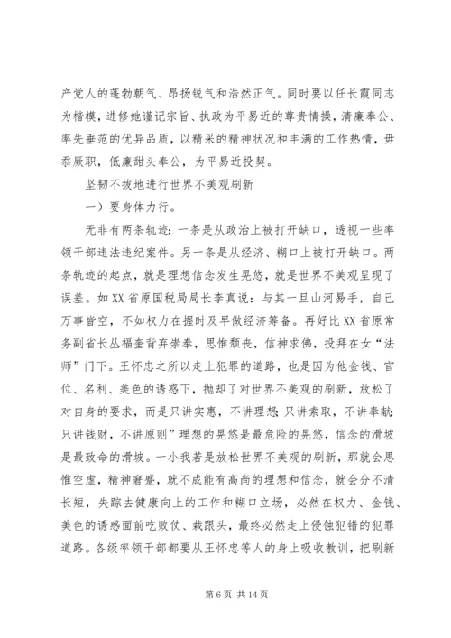 关于反腐倡廉学习感受参考.docx