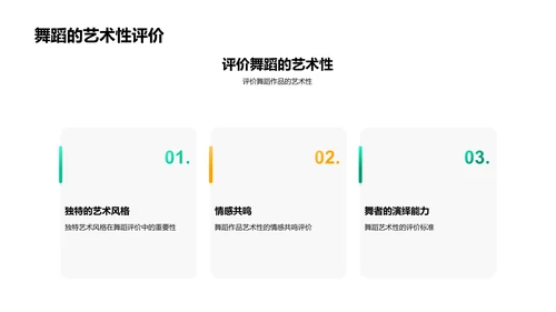 舞蹈美学解读PPT模板