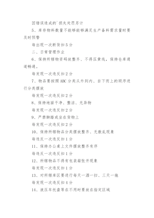 仓库绩效考核方案.docx